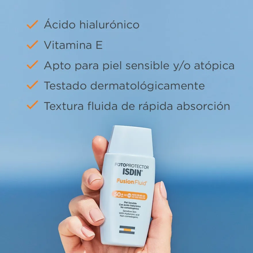 ISDIN Fusion Fluid SPF 50+ Fotoprotector 50ml