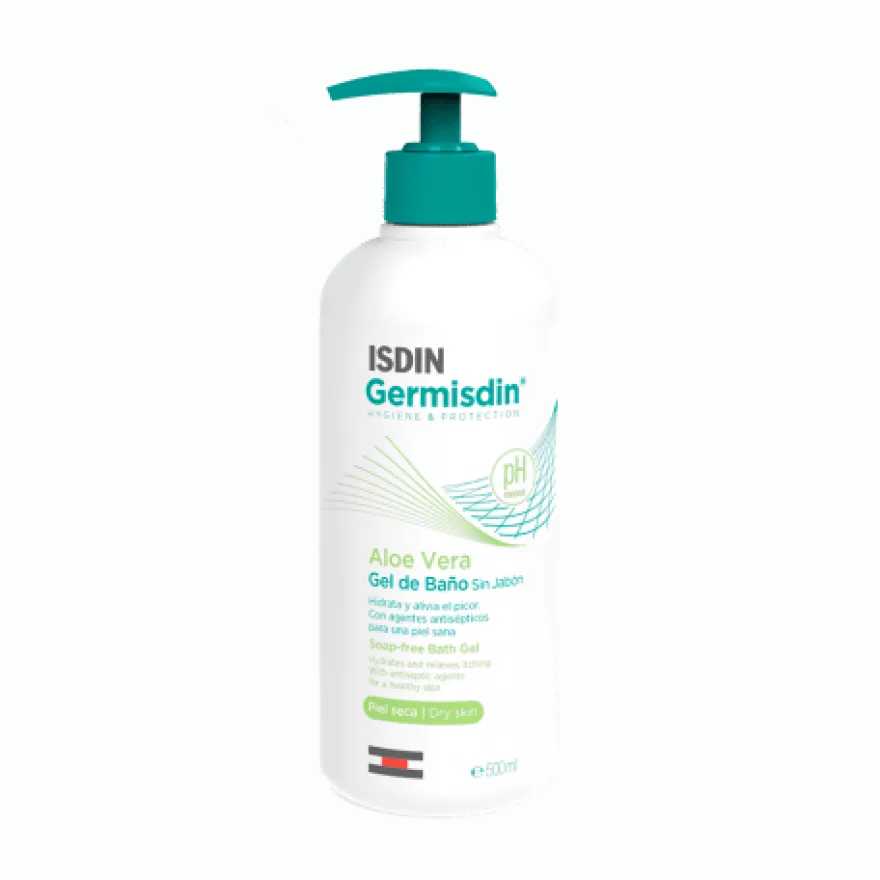 ISDIN GERMISDIN Aloe Vera Higiene Corporal Piel Seca 500 ml