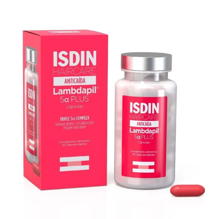 ISDIN LAMBDAPIL Anticaída 5 Alfa Plus 60 Cápsulas Blandas