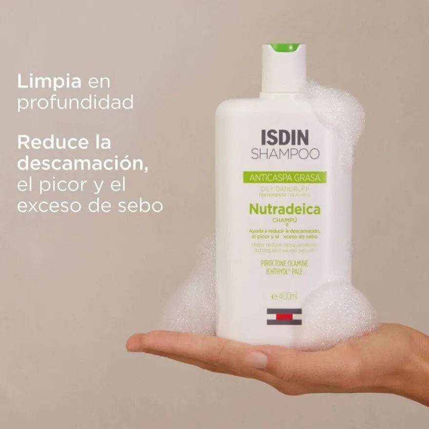 ISDIN Nutradeica Champú Anticaspa Grasa 200ml