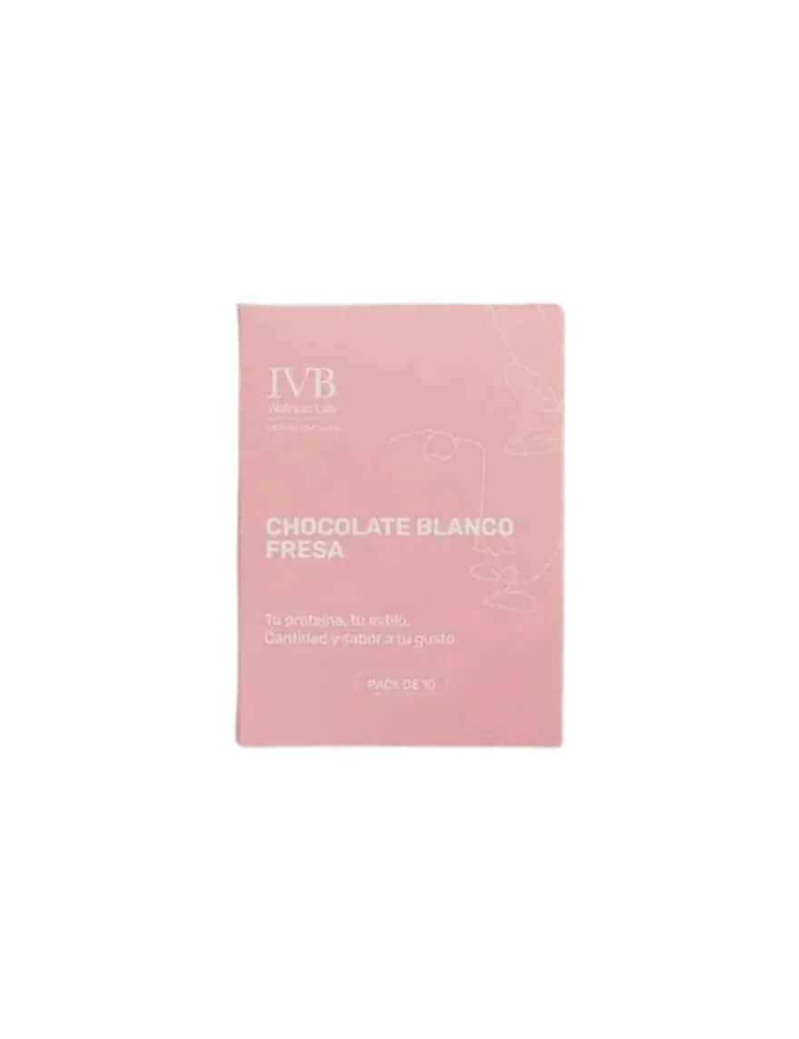 IVB Stick Chocolate Blanco y Fresa para Suplementos 10x5gr