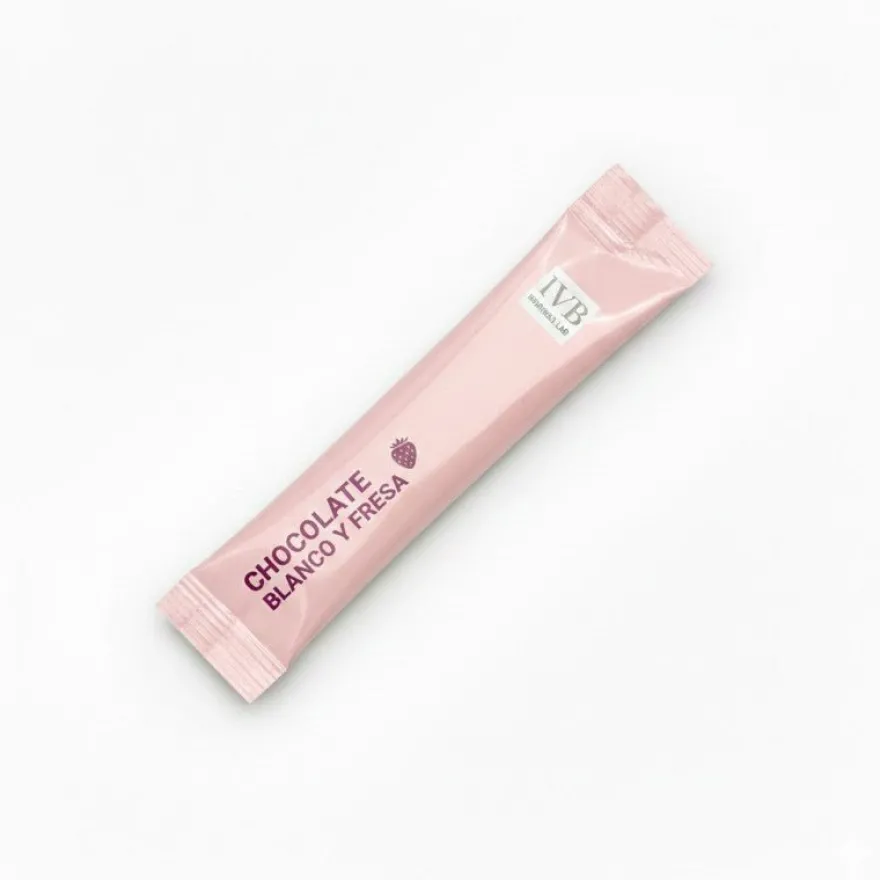 IVB Stick Chocolate Blanco y Fresa para Suplementos 10x5gr