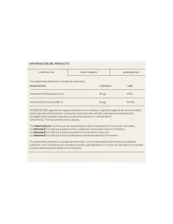 IVB Vitamina D3+K2 25 µg/45 µg 90 cápsulas