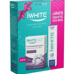 iWhite Kit Blanqueamiento Supremo 10 Moldes + Pasta Dental 75 ml