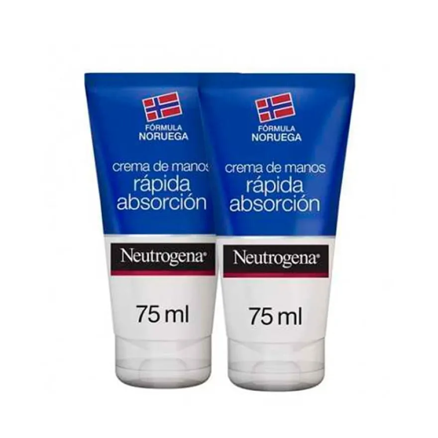 Johnson And Johnson Neutrogena Crema de Manos Rápida Absorción Dúo 150ml