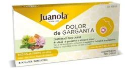 JUANOLA Dolor de Garganta Própolis Forte 20 comprimidos para chupar