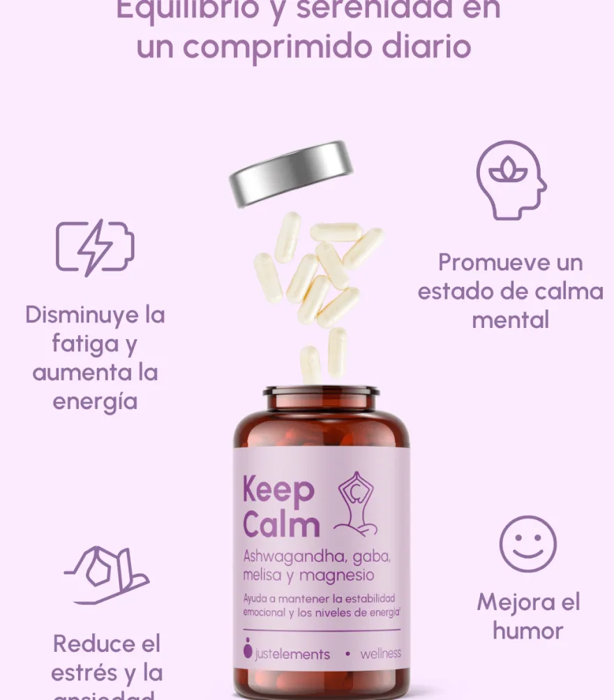 Just Elements Ashwagandha Keep Calm 120 cápsulas