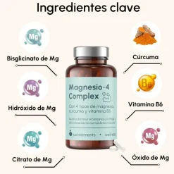 Just Elements Magnesio 4 Complex 120 Capsulas