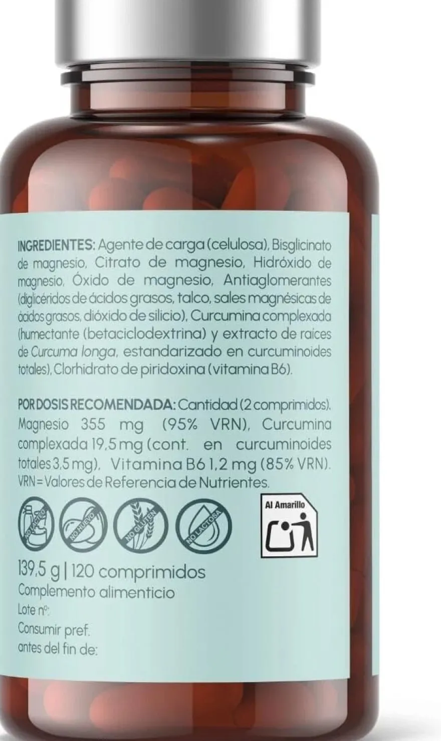 Just Elements Magnesio 4 Complex 120 Capsulas