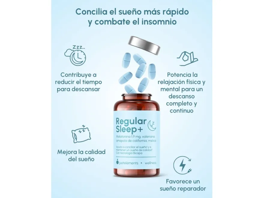 Just Elements Melatonina 1,9 mg Regular Sleep+ Wellness 90 comprimidos