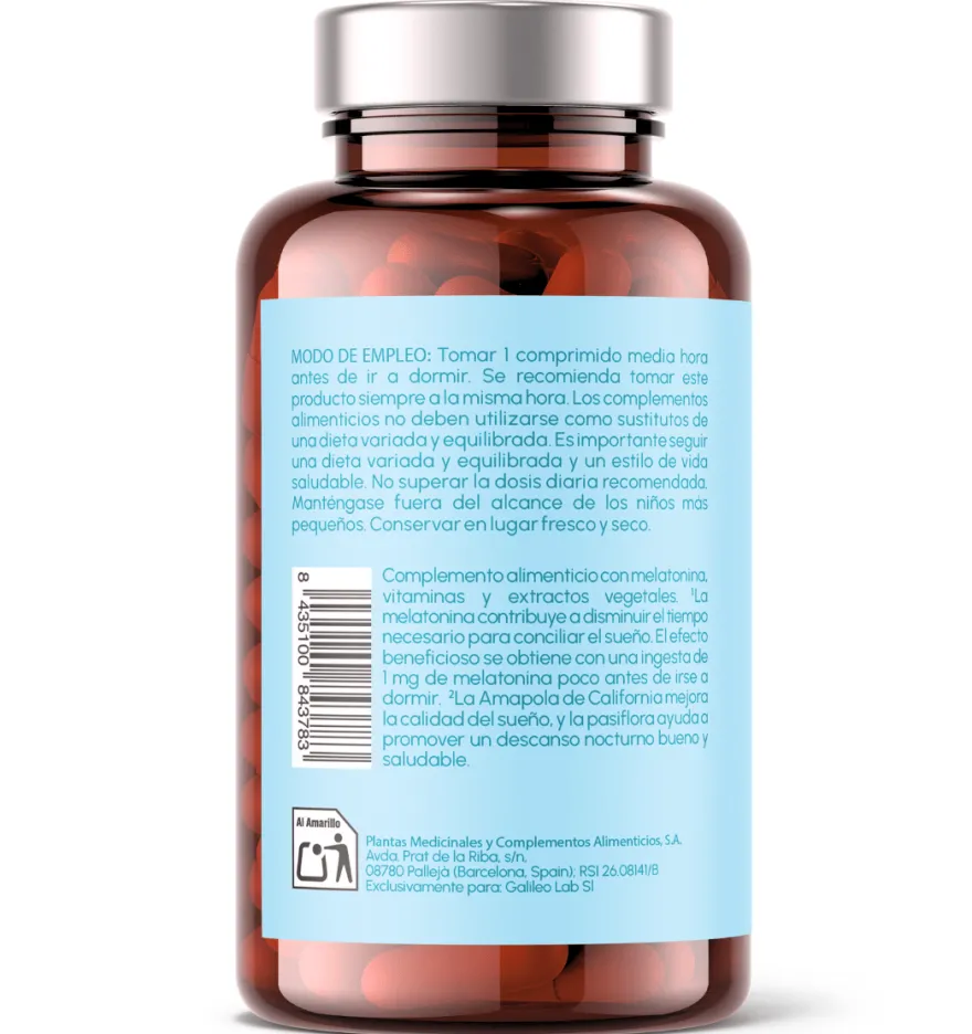 Just Elements Melatonina 1,9 mg Regular Sleep+ Wellness 90 comprimidos