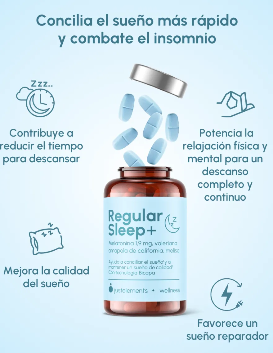 Just Elements Melatonina 1,9 mg Regular Sleep+ Wellness 90 comprimidos