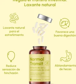 Just Elements Normal Transit Laxante Natural 30 cápsulas