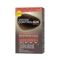 JUST FOR MEN Control GX Barba Champú Reductor de Canas 118ml