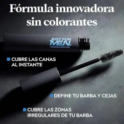 Just for Men Corrector de Canas Barba y Cejas Castaño Oscuro 9 g