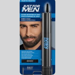 Just for Men Corrector de Canas Barba y Cejas Negro 9 g