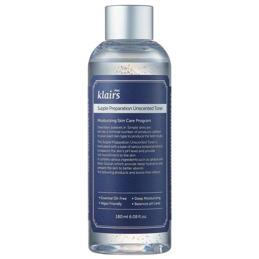 Klairs Supple Preparation Unscented Toner 180ml
