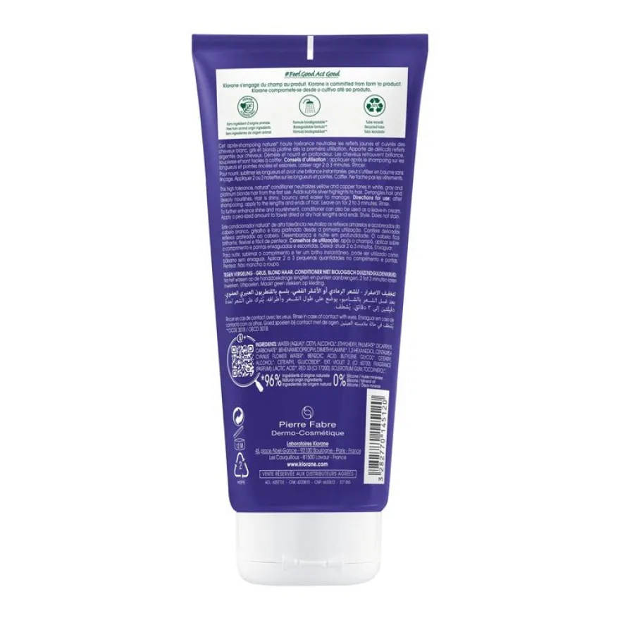 KLORANE Acondicionador a la Centaurea Pelo Rubio y Gris 200 ml