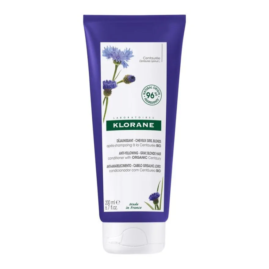 KLORANE Acondicionador a la Centaurea Pelo Rubio y Gris 200 ml