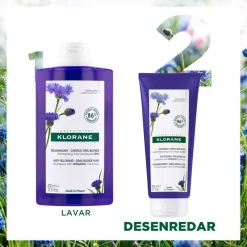 KLORANE Acondicionador a la Centaurea Pelo Rubio y Gris 200 ml
