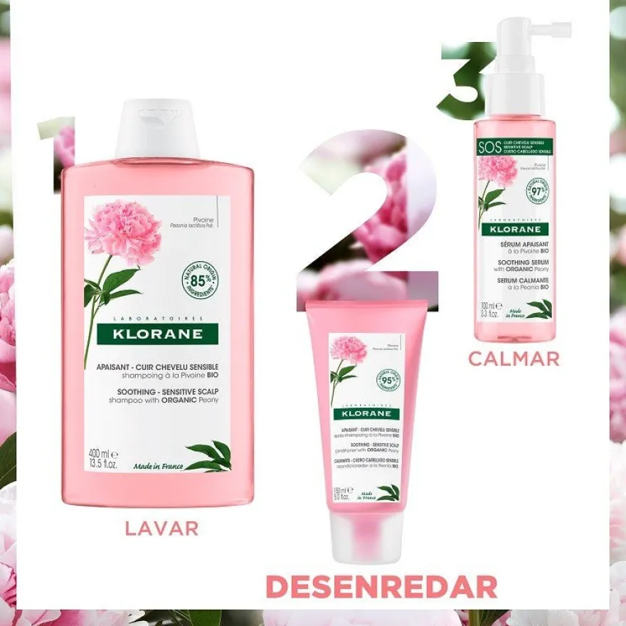 KLORANE Acondicionador a la Peonía 150ml