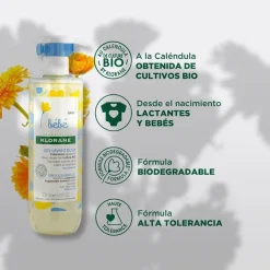 KLORANE BÉBÉ Gel Limpiador Suave Caléndula Cuerpo y Cabello 500ml