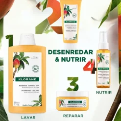 KLORANE Bálsamo Acondicionador de Mango Cabello Seco 200ml