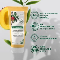 KLORANE Bálsamo Acondicionador de Mango Cabello Seco 200ml