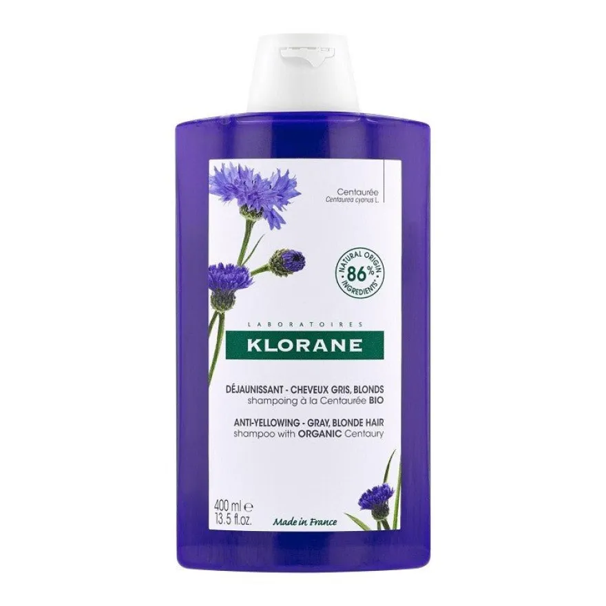 KLORANE Champú a la Centaurea BIO Reflejos Plateados 400ml