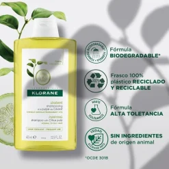 KLORANE Champú a la Cidra DUPLO 2x400ml