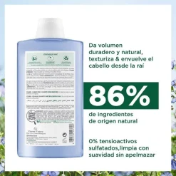 KLORANE Champú al Lino BIO 400ml