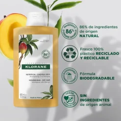 KLORANE Champú al Mango Nutritivo 400ml