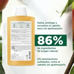 KLORANE Champú al Mango Nutritivo 400ml