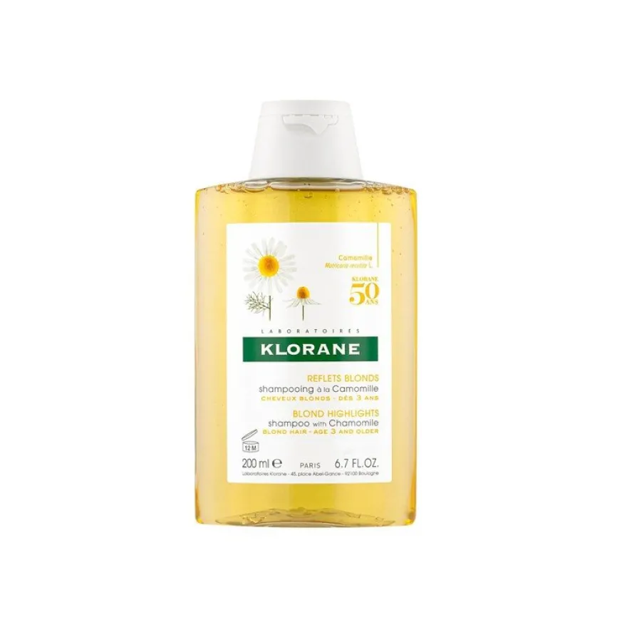 KLORANE Champú Camomila Reflejos Dorados 200ml