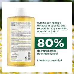KLORANE Champú Camomila Reflejos Dorados 400 ml