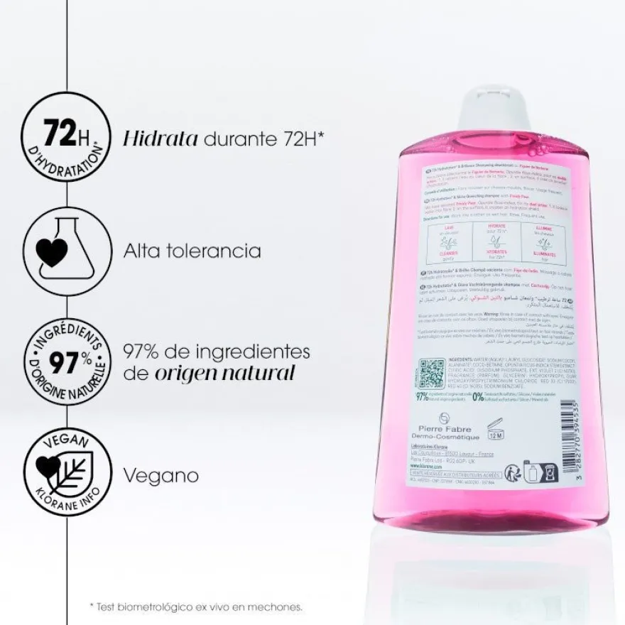 Klorane Champú Higo de Barbaria 400 ml