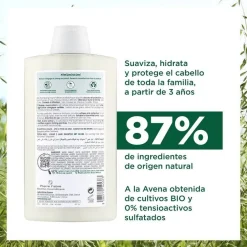 KLORANE Champú Leche de Avena 400ml
