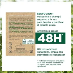 KLORANE Champú Mascarilla 2 en 1 Ortiga BIO y Arcilla 8 Sobres