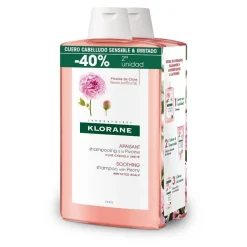 KLORANE Champú Peonía DUPLO 2x400ml