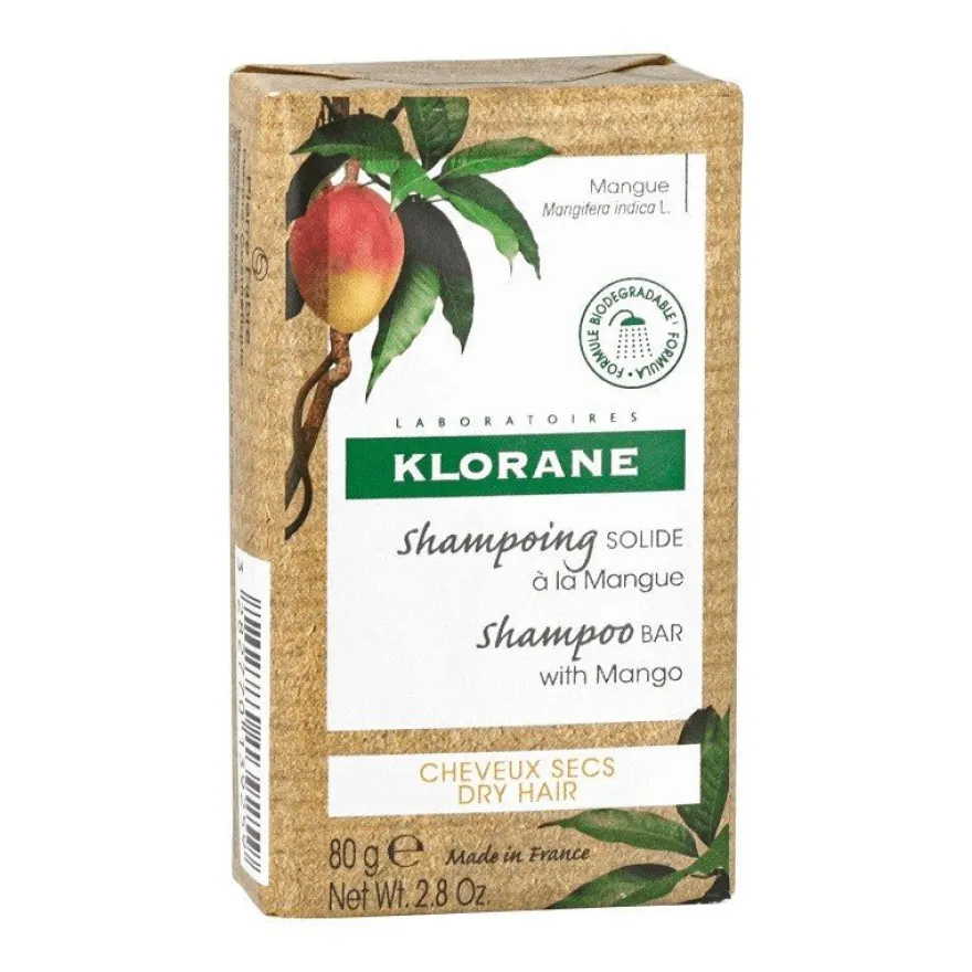 KLORANE Champú Sólido al Mango 80gr
