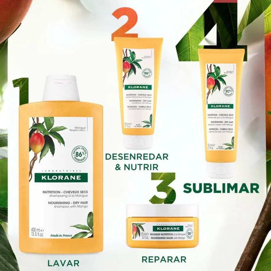 KLORANE Crema de Día a la Manteca de Mango 125 ml