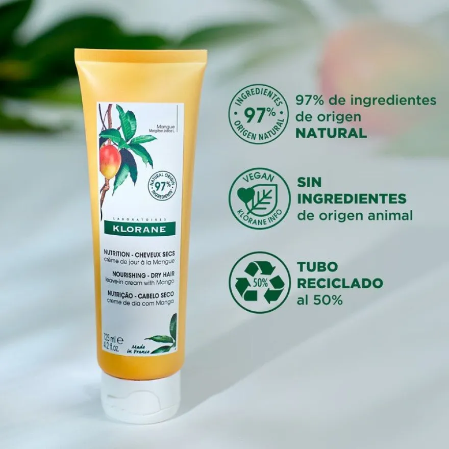 KLORANE Crema de Día a la Manteca de Mango 125 ml