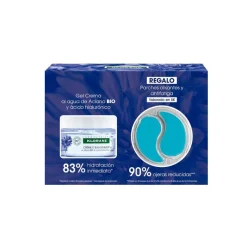 Klorane Gel Crema al Agua de Aciano BIO y Ácido Hialurónico 50 ml + Klorane Parches Alisantes y Antifatiga de REGALO