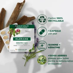 KLORANE Keratincaps Cabello 30 Cápsulas