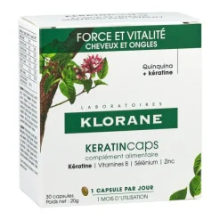 KLORANE Keratincaps Cabello 30 Cápsulas