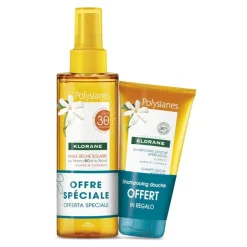 KLORANE Pack Aceite Spf30 200 ml + Champú Ducha 75ml REGALO