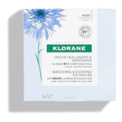 KLORANE Parches Alisantes Antifatiga al Aciano BIO 7 sobres (2 parches cada sobre)