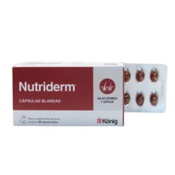 König Nutriderm Cápsulas Suplemento Alimenticio 60 ud