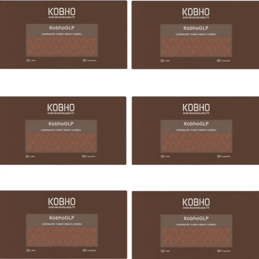 Kobho GLP Sextuplo 6x30 viales + 6x90 Cápsulas