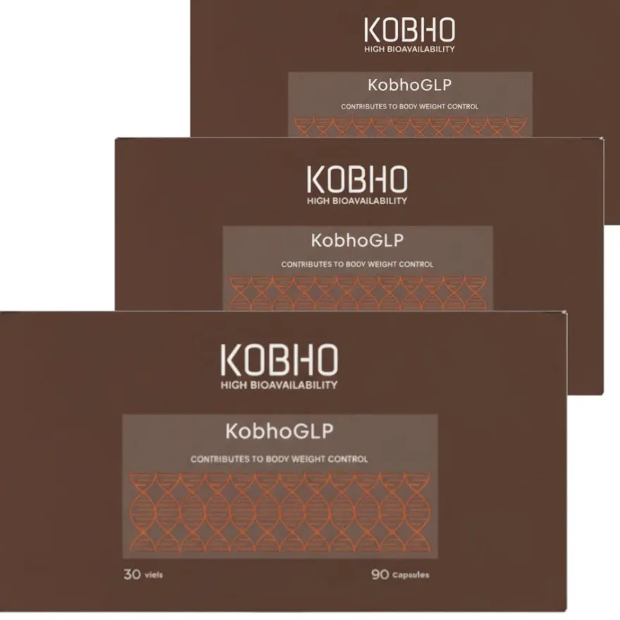Kobho GLP Triplo 3x30 viales + 3x90 Cápsulas
